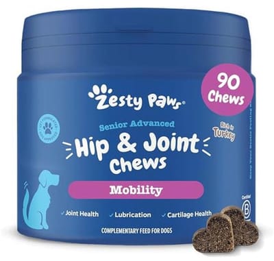 Gevorderde Heup- en Gewrichtssnoepjes voor Oudere Honden - Ondersteun Gewrichten en Mobiliteit - Glucosamine - 90 Stuks
