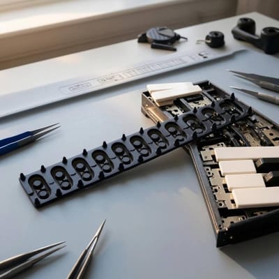 Toetsenbord Toets Touch-Point Strip Vervanging Piano Touch-Point Strip Muziekinstrument Onderdeel Zwart Eenvoudig Te Installeren black