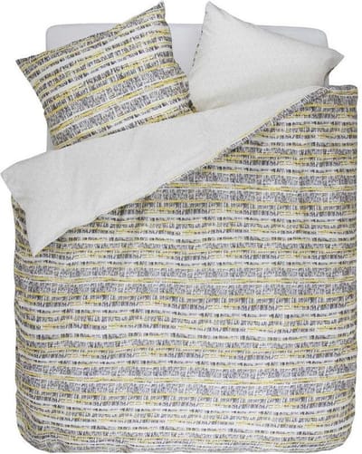 Esprit Musu - Dekbedovertrek - Tweepersoons - 200x200/220 cm + 2 kussenslopen 60x70 cm - Mustard