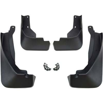 Bavettes garde-boue - NORM - Jeu de 4 pièces - Pour Nissan X-Trail T33 - Résistantes - Installation facile noir