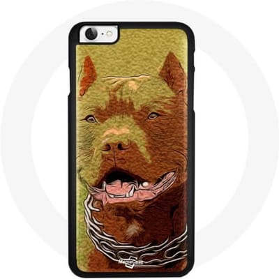 IPhone 4 hoesje Pitbull Bruin bruin