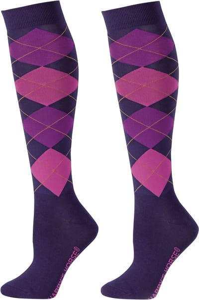 Harry's Horse Paardrijsokken Harry's Horse Puk Donkerblauw-paars 39-42