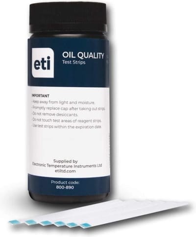 ETI - Frituurolie Teststrips - 100 stuks - Kwaliteit van Frituurvet Testen - Ideaal voor de Horeca