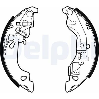 Remschoenset DELPHI LS1858