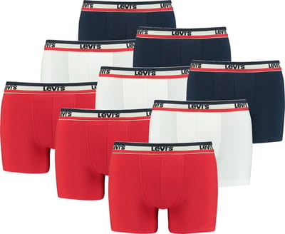 BOXERS 9-pack heren Levis SPRTSWR LOGO BOXER KORTE boxershorts ondergoed broek