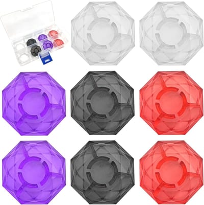Guitar Effect Pedal Voet Schakelaar Top Cover, Acht-Pack Multi-Kleur Diamant Stijl Voet Spike Kap, Beschermende Kap voor Effectpedalen