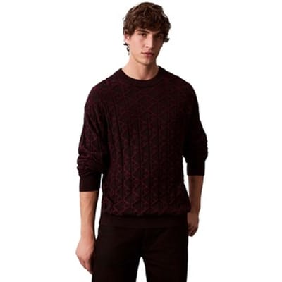 Ck Jeans Trui Ls Easy Aop Cotton C - Fashion Wear - Volwassen