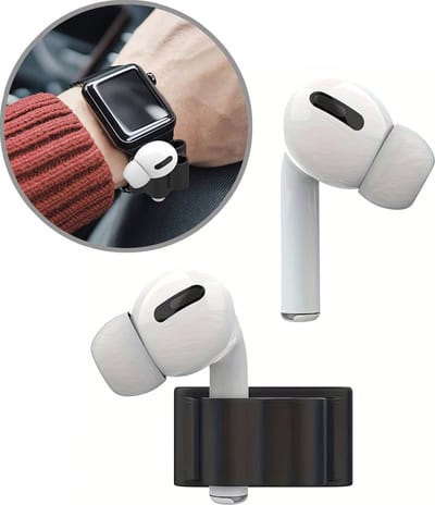 Ainy - Airpods siliconen houder case / hoesje voor Apple watch pro, smartwatch of horloges