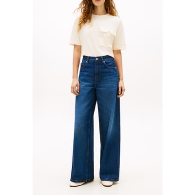 Tommy Hilfiger Gold Button Long Ss Calico Taglia: S | Maglie Sportivi Outlet | Donna