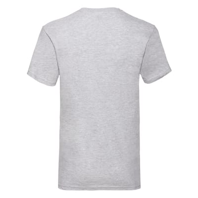 Fruit of the Loom Heren Valueweight Heather V Hals T-shirt (Grijs)