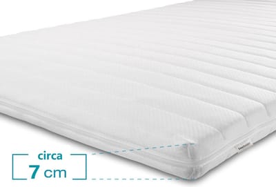 EasyBedden® Topdekmatras Soft Koudschuim 70x200  circa 7 cm