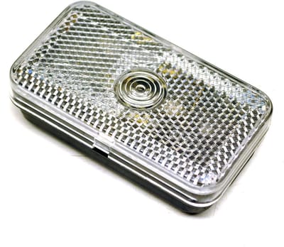 Mini Marker Lamp - Aanhanger Verlichting - Veilig Transport - Compact Formaat - 80mm Breed - Wit
