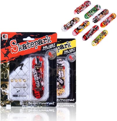 Mini Finger Skateboard Ramps Set met Tools voor Alle Leeftijden - Perfect voor Vingertraining en Speelplezier