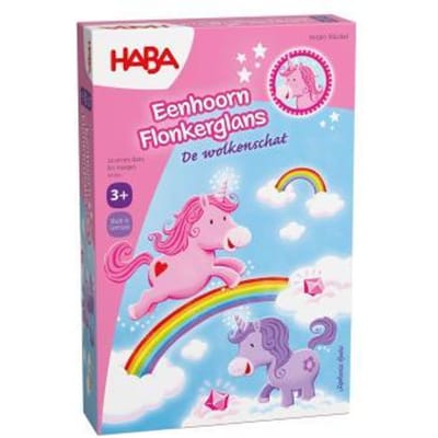 HABA Eenhoorn Flonkerglans - De Wolkenschat reisspel Bord- & kaartspellen Bordspellen