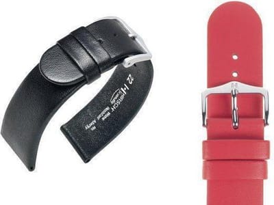 Hirsh Horlogeband Scandic Coral - Leer - 20mm