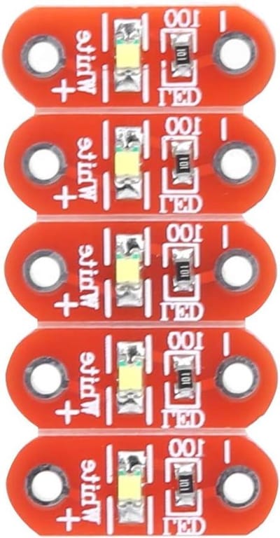 LED-module - Set van 50 stuks - Voor E-textiel en draagbare projecten - 3~5V