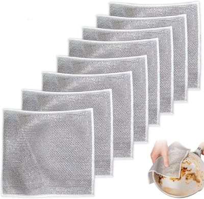 Multifunctionele Niet-Kras Draadvaatdoeken Set (20 stuks) - Voor Nat & Droog Gebruik