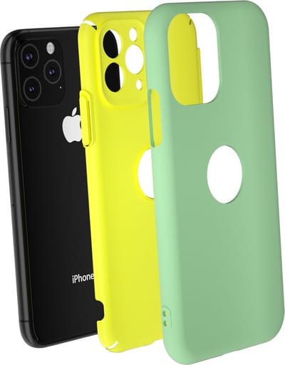 ShieldCase dubbellaags siliconen hoesje geschikt voor Apple iPhone 11 Pro - lichtgroen-geel - Beschermhoesje - Shock proof Hardcase - Siliconen - TPU Case shockproof - Beschermhoes