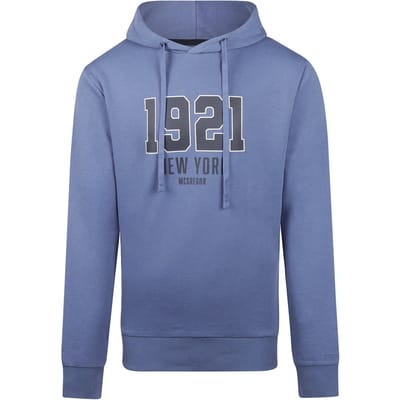 McGregor Graphic Hoody  Vintage Blue Size: S | Hoodies Outlet | Heren | Blauw