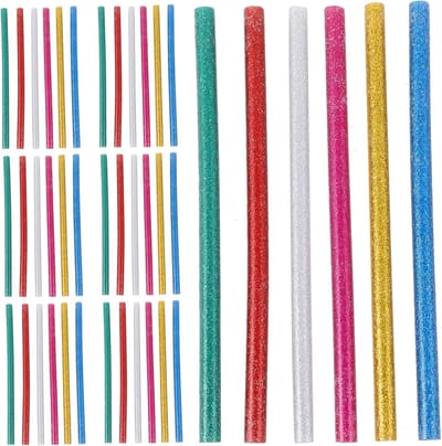 Smeltlijmsticks - Lijmstaafjes - Knutselen Decoreren - Snelle Hechting - 15 cm x 7 mm - Multi Kleur
