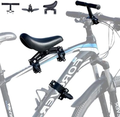 Fietsstoel voor Kinderen, Voor Fiets en Mountainbike, Voor Kinderen van 2 tot 6 Jaar met Opklapbare Pedalen en Handvat, Veiligheid en Comfort voor Jonge Fietsers
