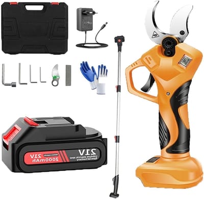 Elektrische Snoeischaar - Snoei Machine - Takken Snoeien - Borstelmotor met LCD - 40mm Snoeien - Zwart