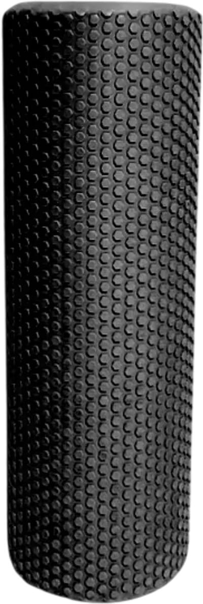 Zeshoekige Yoga Roller – EVA Foam Foam Roller (9,5 cm x 29,7 cm) – Massage Roller voor Spierherstel, Pilates, Yoga en Thuisworkouts - Zwart