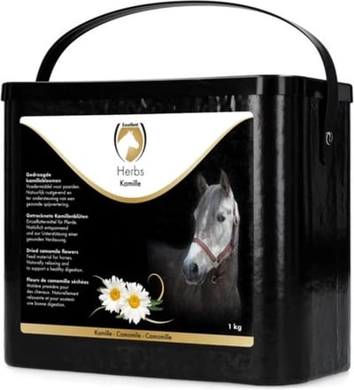 Excellent Herbs Kamille 1 kg – Ter ontspanning en ondersteuning van de spijsvertering – voor Paard en Pony – natuurlijk rustgevend