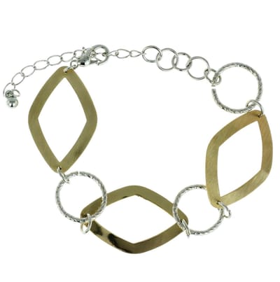Behave - armband goudkleur zilverkleur - feestelijk - nikkelvrij