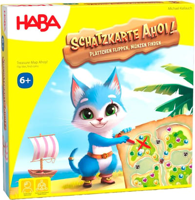 Haba kaartspel schatkaart educatief spel voor kinderen piratenavontuur.
