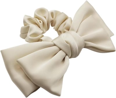 Elegante Satijnen Haarstrikken met Grote Strik, Scrunchies en Elastische Ponytail Houder voor Vrouwen - Haaraccessoires voor Ballerina's en Speciale Gelegenheden