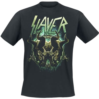Slayer T-shirt - Daemonic Twin - S tot 4XL - voor Mannen - zwart