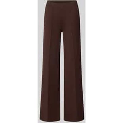 straight fit stoffen broek met viscose