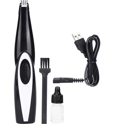 Plastic Zwart Professioneel Mini Elektrisch Huisdier Pedicure Trimmen Voetgereedschap voor Katten Honden black