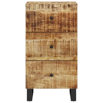vidaXL - Dressoir - met - 3 - lades - 40x33,5x75 - cm - massief - mangohout