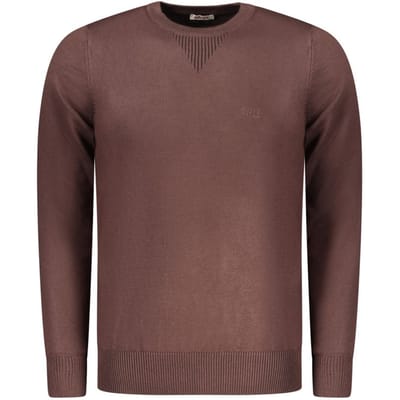 Rifle Marrone Viscosa Heren Sweater