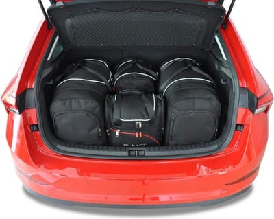 SKODA SCALA 2019+ 4-delig Reistassen Op Maat Auto Interieur Kofferbak Organizer Accessoires