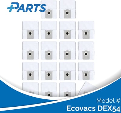 Ecovacs DEX54 Stofzakken (18 Stuks, Plus.Parts® alternatief voor DDB030041)