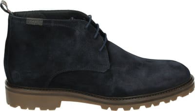 Floris van Bommel - STURDI 01.16 - Vrije tijd half-hoogHeren veterschoenHeren sneakers - Kleur: Blauw - Maat: 45.5
