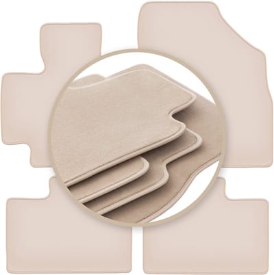 PREMIUM beige vloermatten voor: Suzuki Ignis III hatchback 2015-