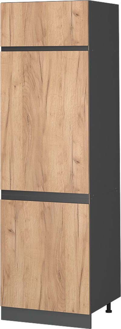 Vicco R-Line Koelkast ombouwkast – 60 cm J-vorm Krachtige eik goud