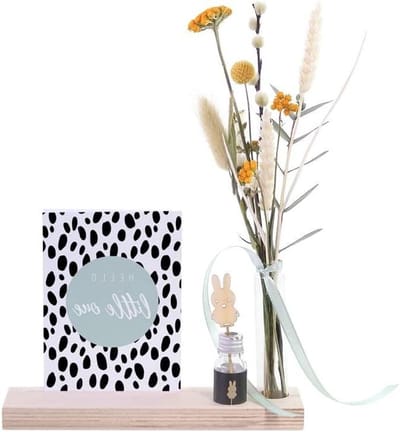 Gedroogde bloemen - Brievenbus cadeau - Herinnering creëren - Past door brievenbus - 20 x 5 x 10 cm