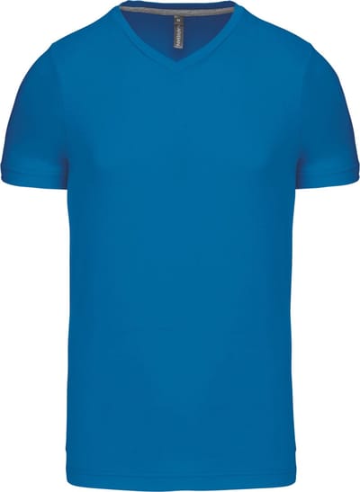 Kariban T-shirt V-hals korte mouwen K357 - Tropical Blue - 3XL
