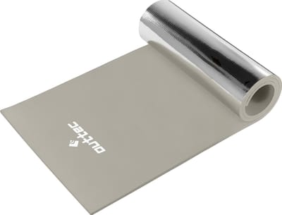 Outtec® Slaapmat EVA met Aluminiumlaag - Isolatiemat - Schuimmat - Kampeermat - Isolerende Mat - 180 x 50 cm - Ultralicht