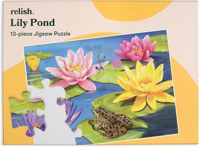 Grote Legpuzzel 13 Delen voor Ouderen met Dementie en Alzheimer - Rustgevend Bloemendesign