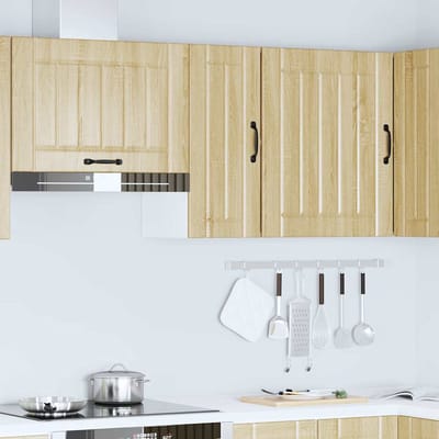vidaXL - Keukenbovenkast - Lucca - bewerkt - hout - sonoma - eikenkleurig