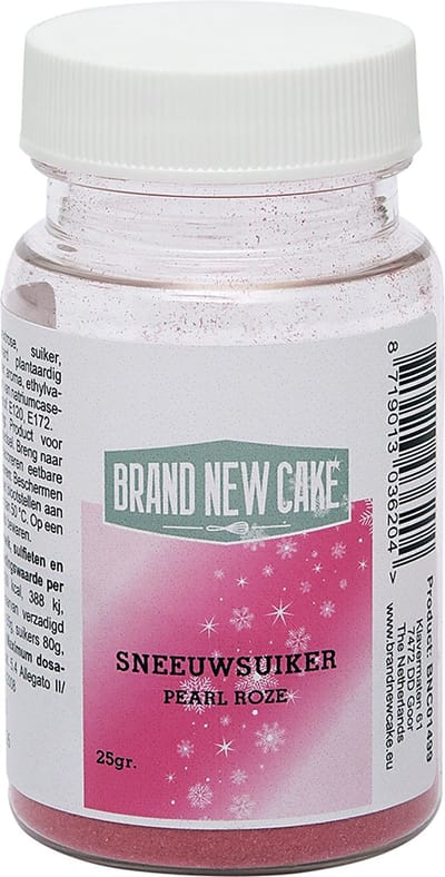 BrandNewCake Sneeuwsuiker Pearl Roze 25g**