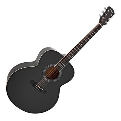 Jumbo Akoestische Gitaar van Gear4music, Zwart