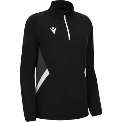 Macron Victory Maira Ziptop Kinderen - Zwart / Wit | Maat: 9-10 Y