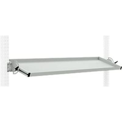 Packpool opbergconsole, kantelbaar, bruikbare diepte 345 m, draagvermogen 35 kg, Breedte 2000 mm